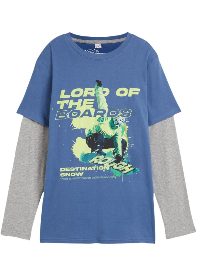 Jungen Layershirt mit Druck