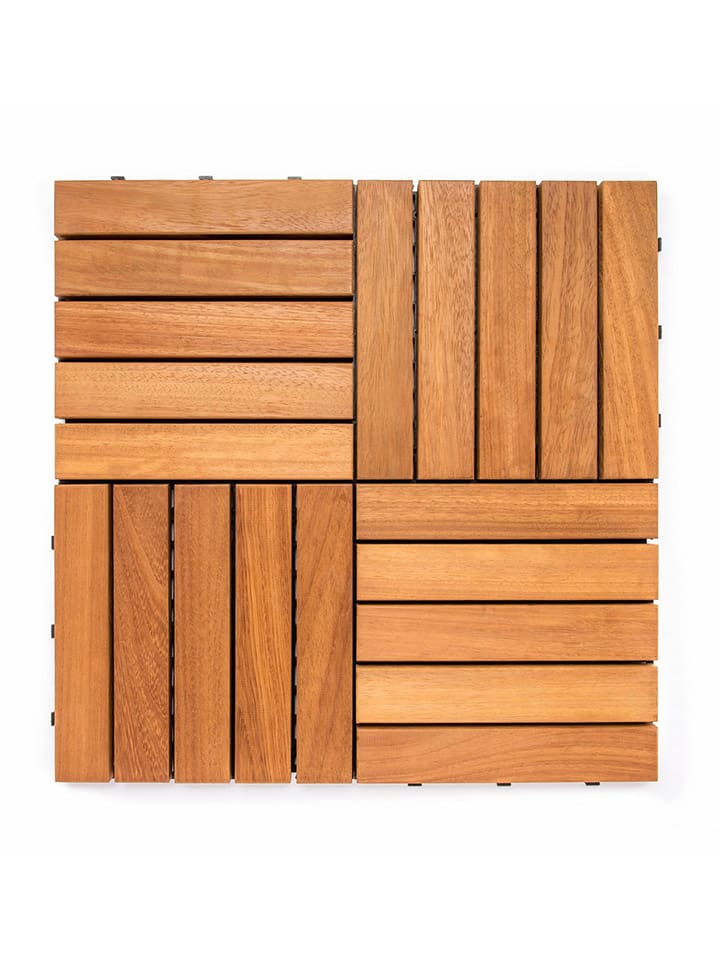 Evila Bodenplatte in Natur - (L)30 x (B)30 cm günstig kaufen onesize