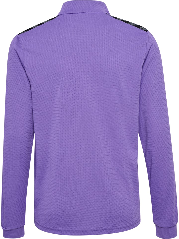 Hummel Hummel Halbreißverschluss Sweatshirt Hmlauthentic Kinder in DAHLIA PURPLE/ASPHALT günstig kaufen