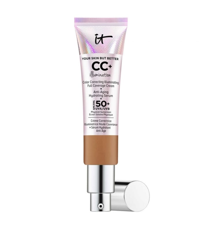 IT COSMETICS-Your Skin But Better™ Cc+ Cream Illumination-Crème Correctrice Illuminatrice Haute Couvrance + Sérum Hydratant Anti-Âge SPF 50+