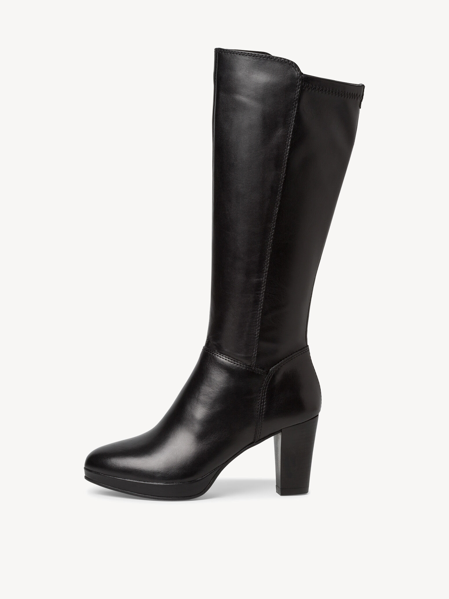 Bottes en cuir - noir