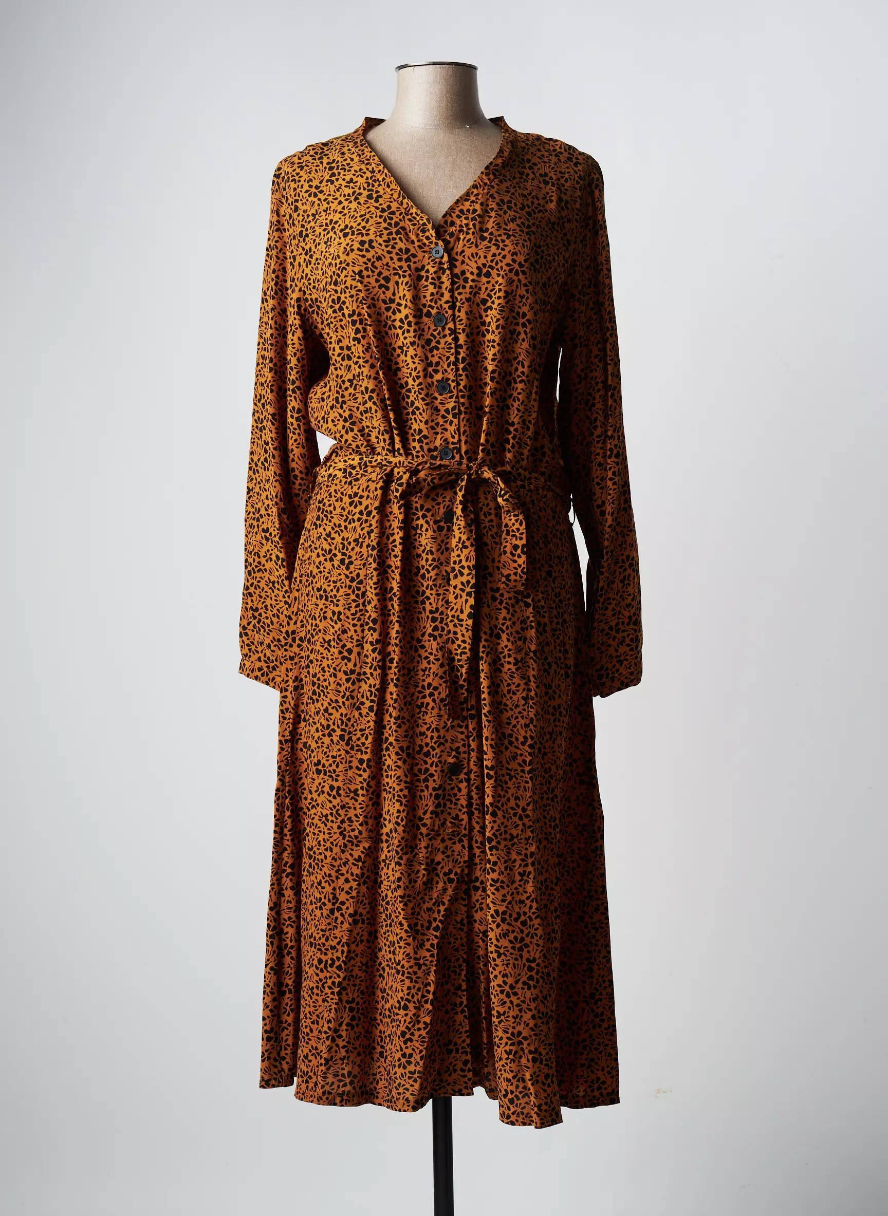 Armor Lux Robes Mi Longues Femme couleur marron