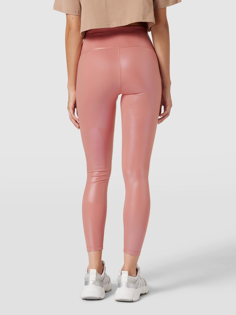 Leggings in schimmernder Optik in rosa