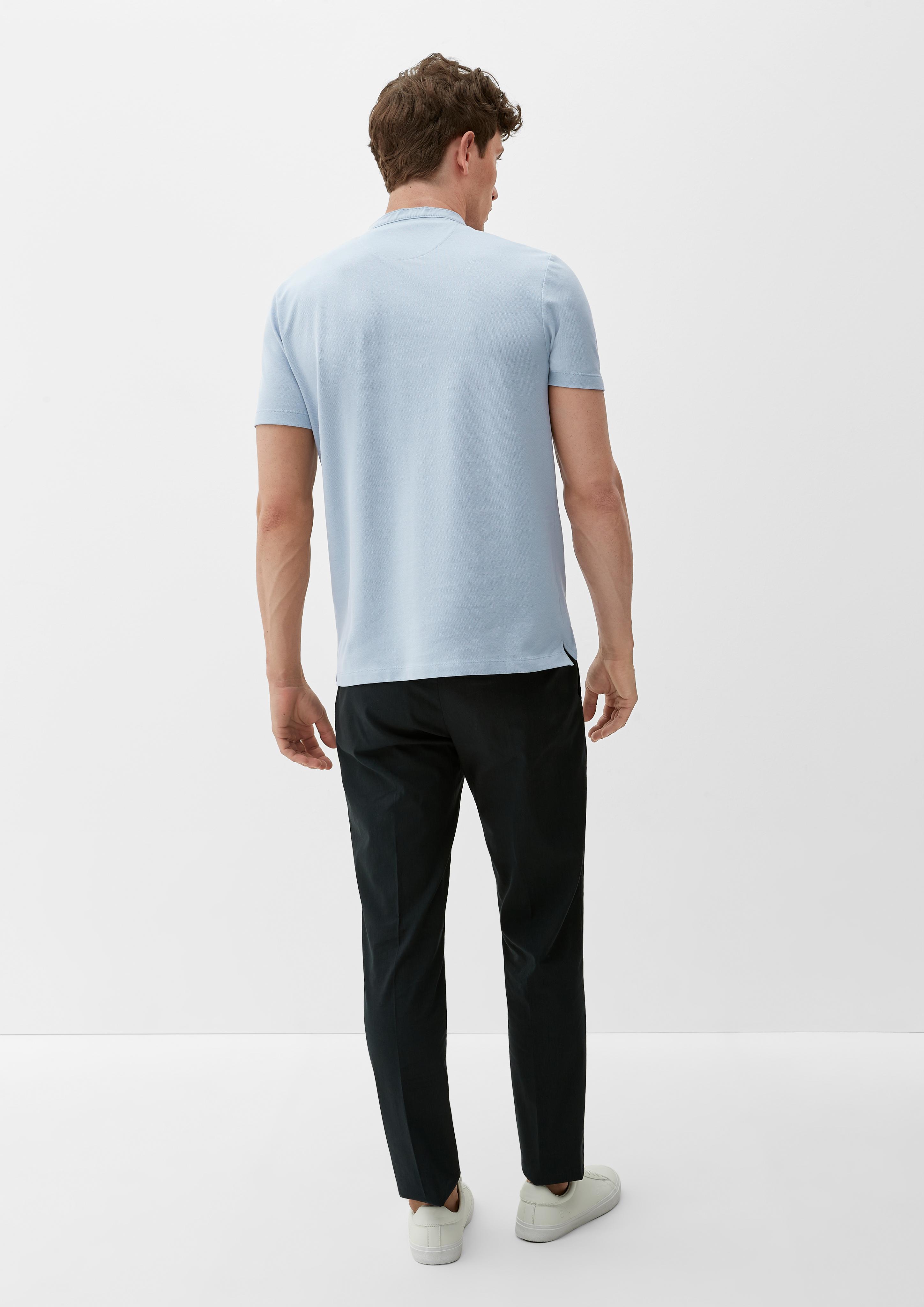 T-Shirt mit Henleyausschnitt  2132945-5092