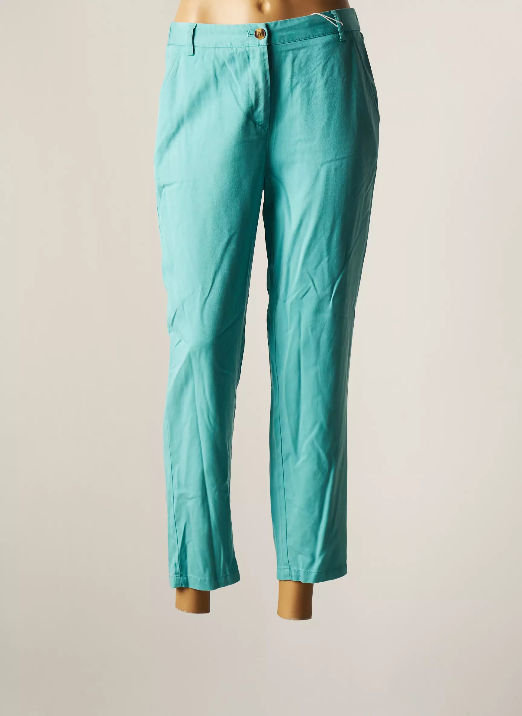 C Est Beau La Vie Pantalon7 8 Femme couleur bleu