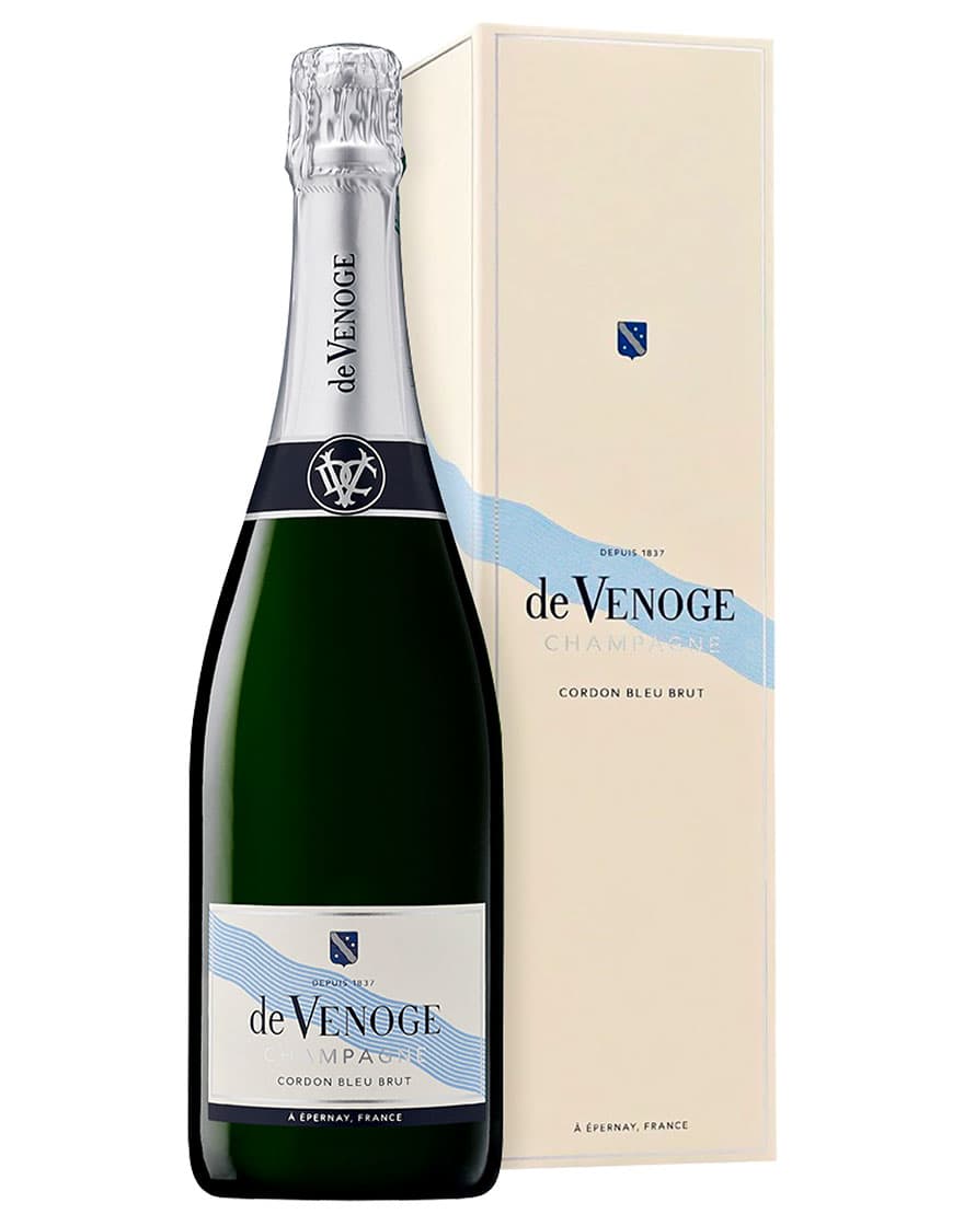 Champagne Brut AOC Cordon Bleu De Venoge 0,75 ℓ, En Étui