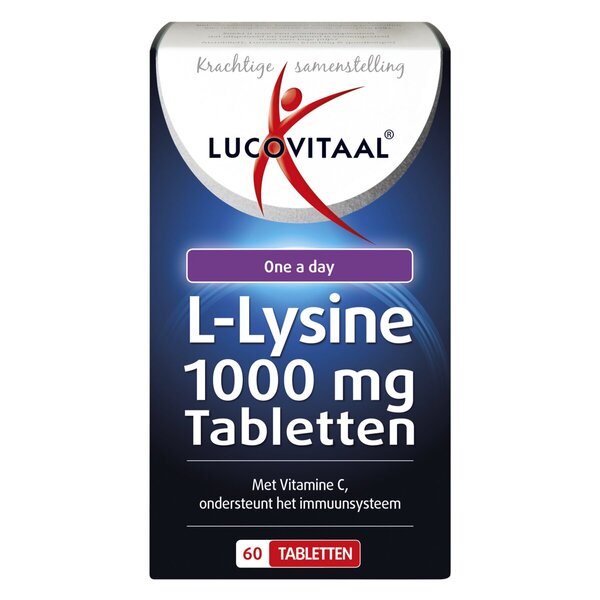 Comprimidos de L-lisina Lucovitaal, 60 unidades