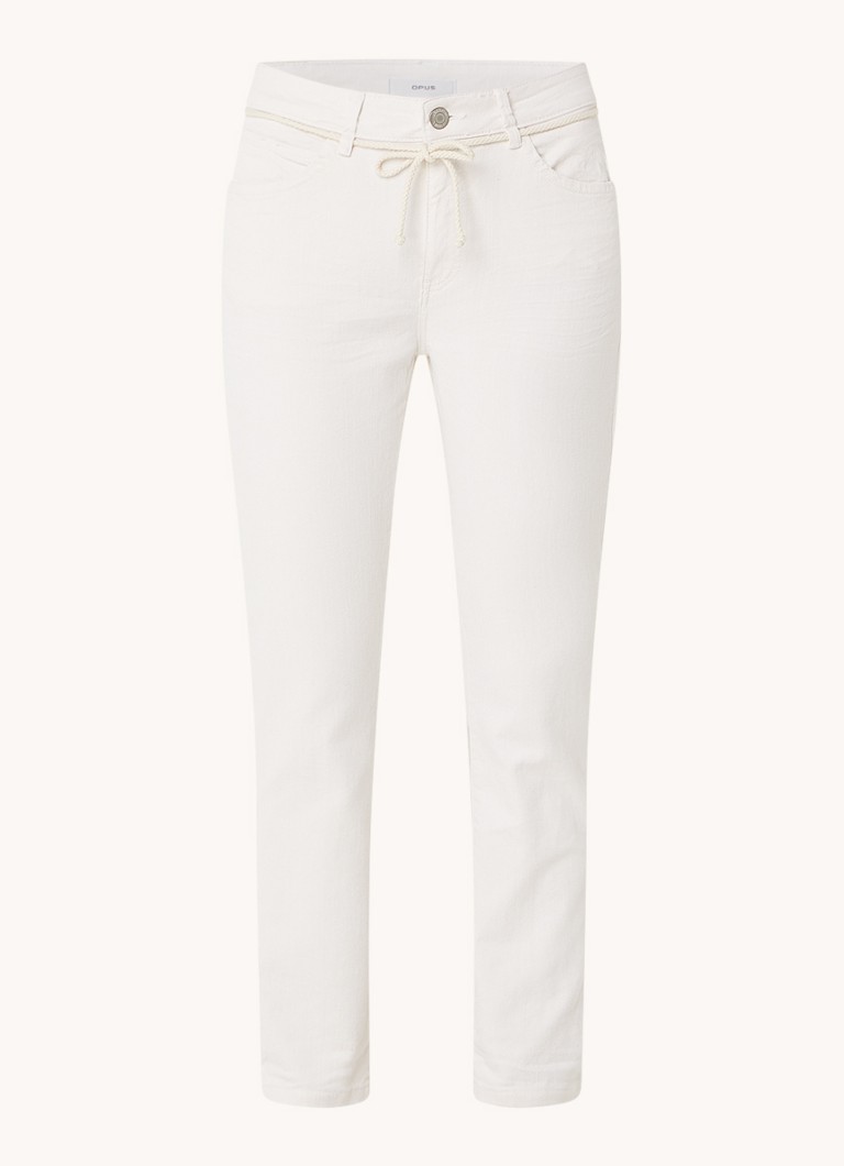 OPUS  Louis mid waist slim fit jeans met gekleurde wassing