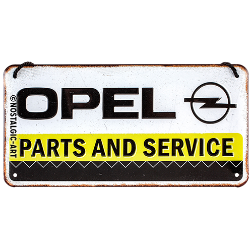 Nostalgic Art Hängeschild, Motiv "Opel - Parts & Service", 1 Stück - ATU