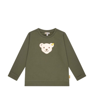 Sweatshirt, khaki für Jungs