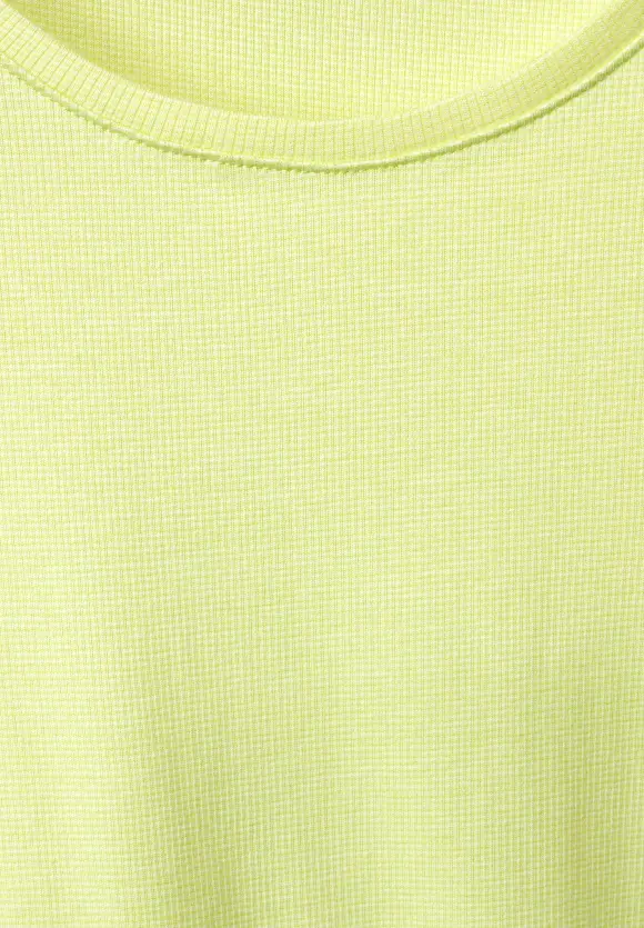 CECIL Rippshirt mit 3/4 Ärmel