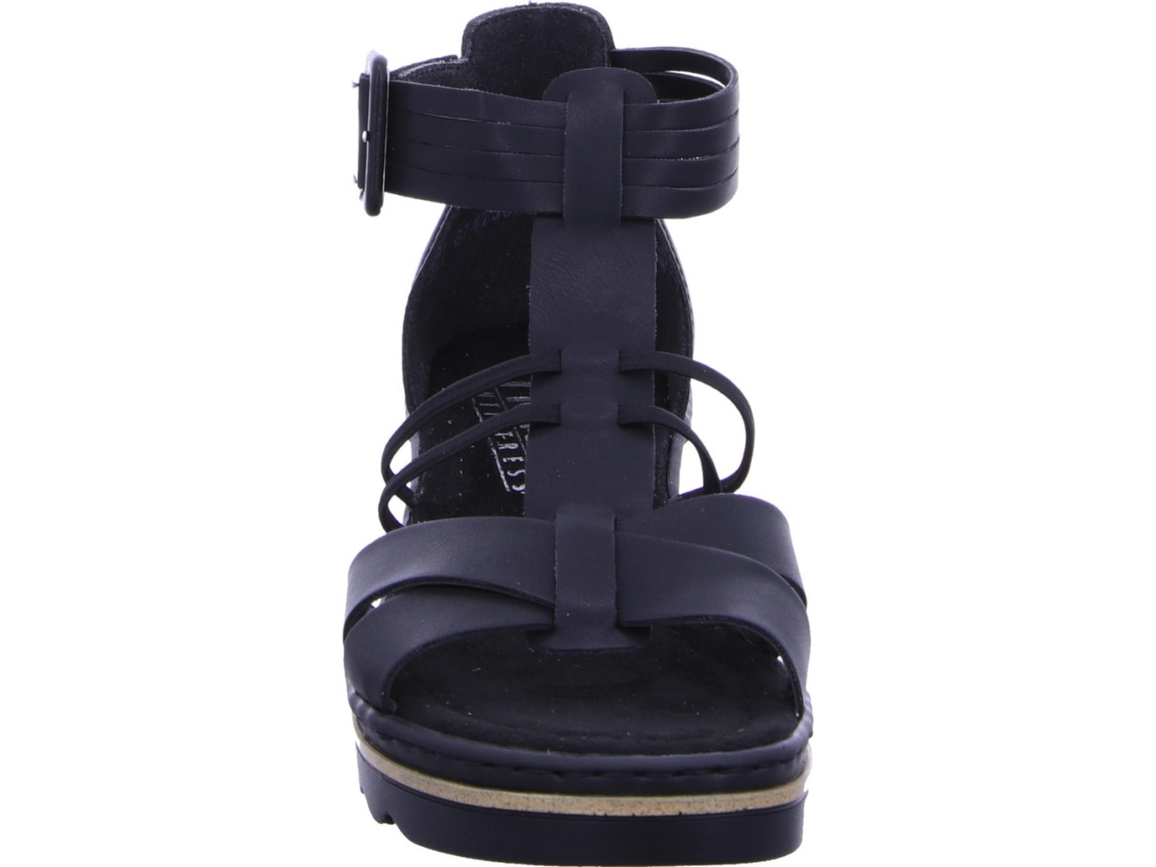 RIEKER Klassische Sandalen schwarz