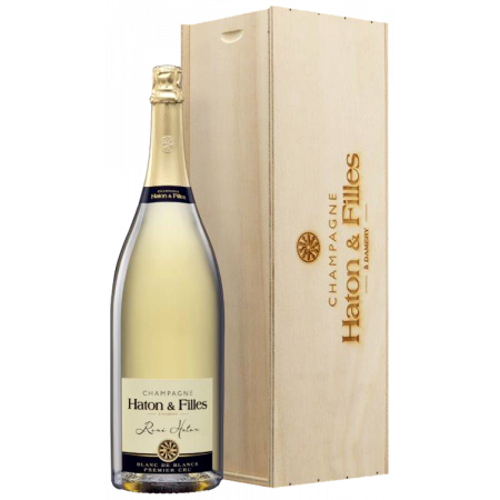 JEROBOAM - CHAMPAGNE HATON & FILLES - CUVEE RENE HATON - BLANC DE BLANCS 1ER CRU - CAISSE BOIS