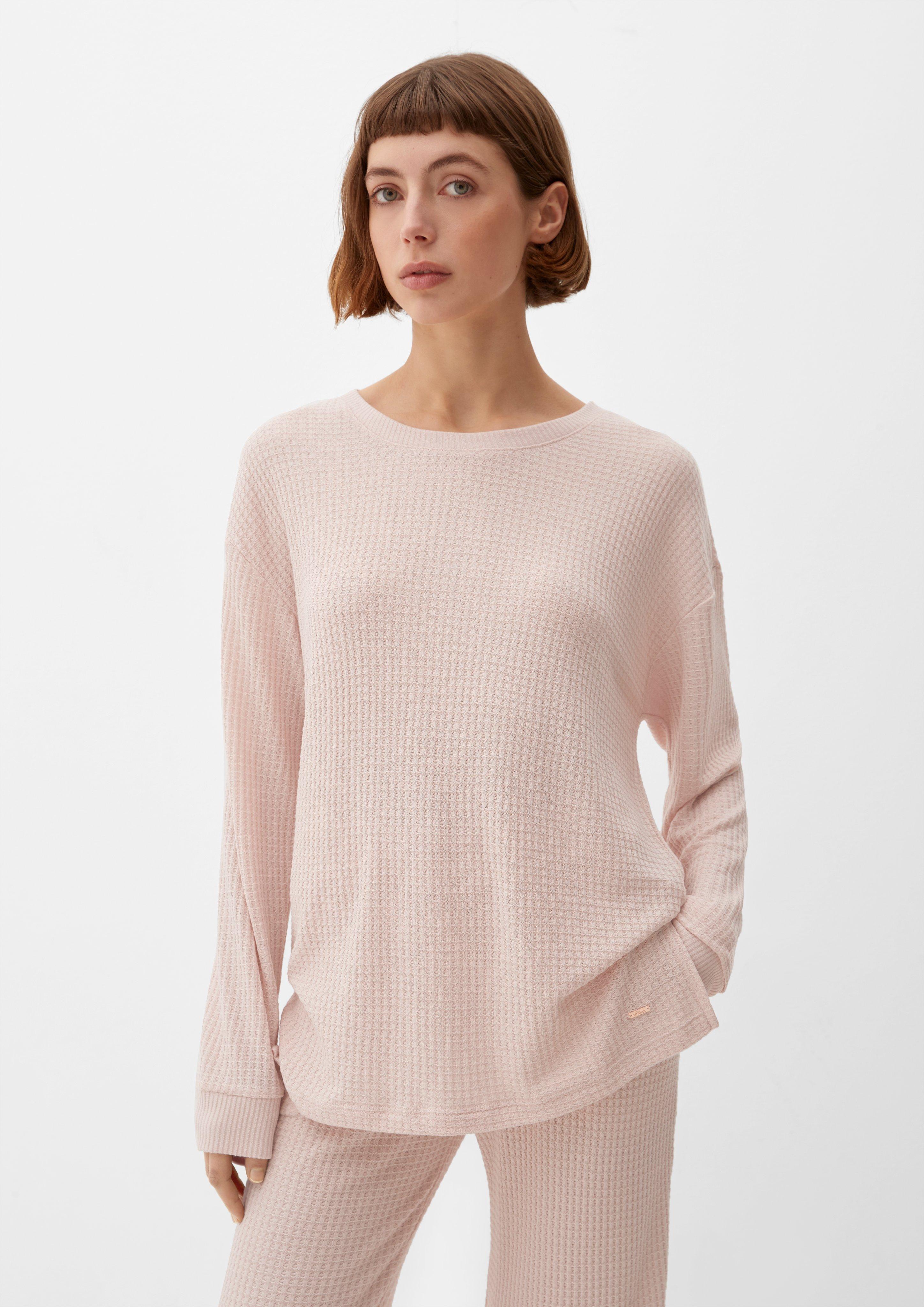 Pyjamaoberteil aus Waffelpiqué  6007792-4418