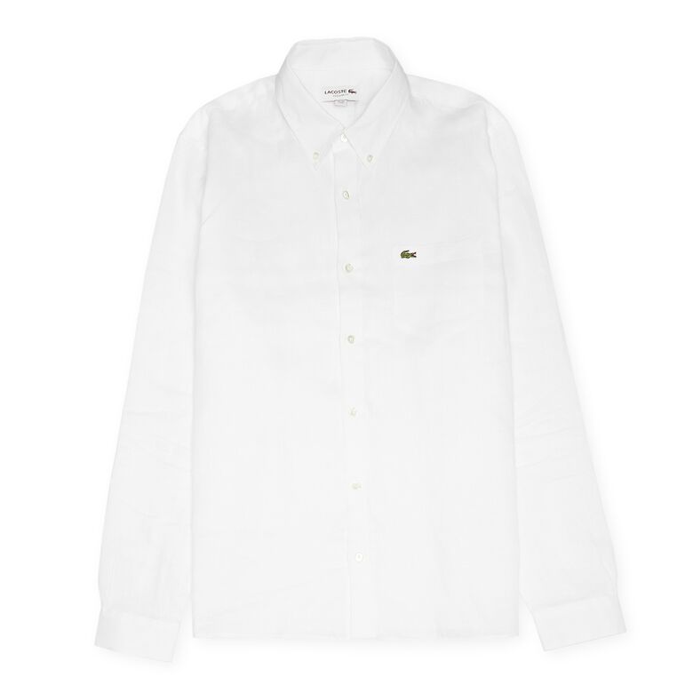 Lacoste Linen Shirt white