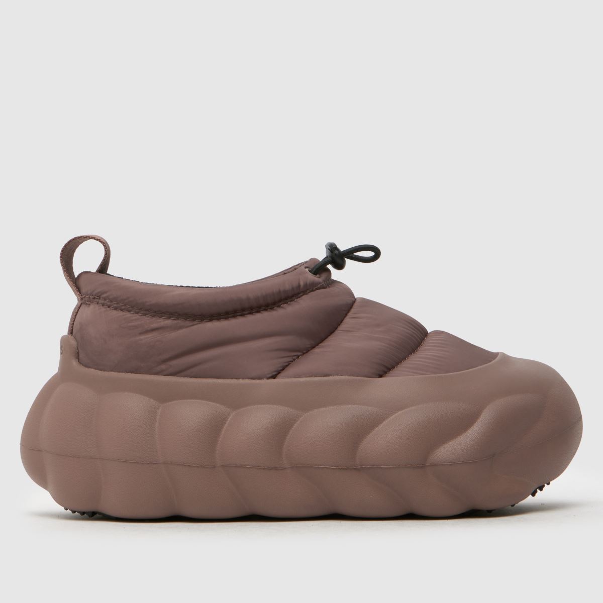 Crocs overpuff rövid szandál bézs színben
