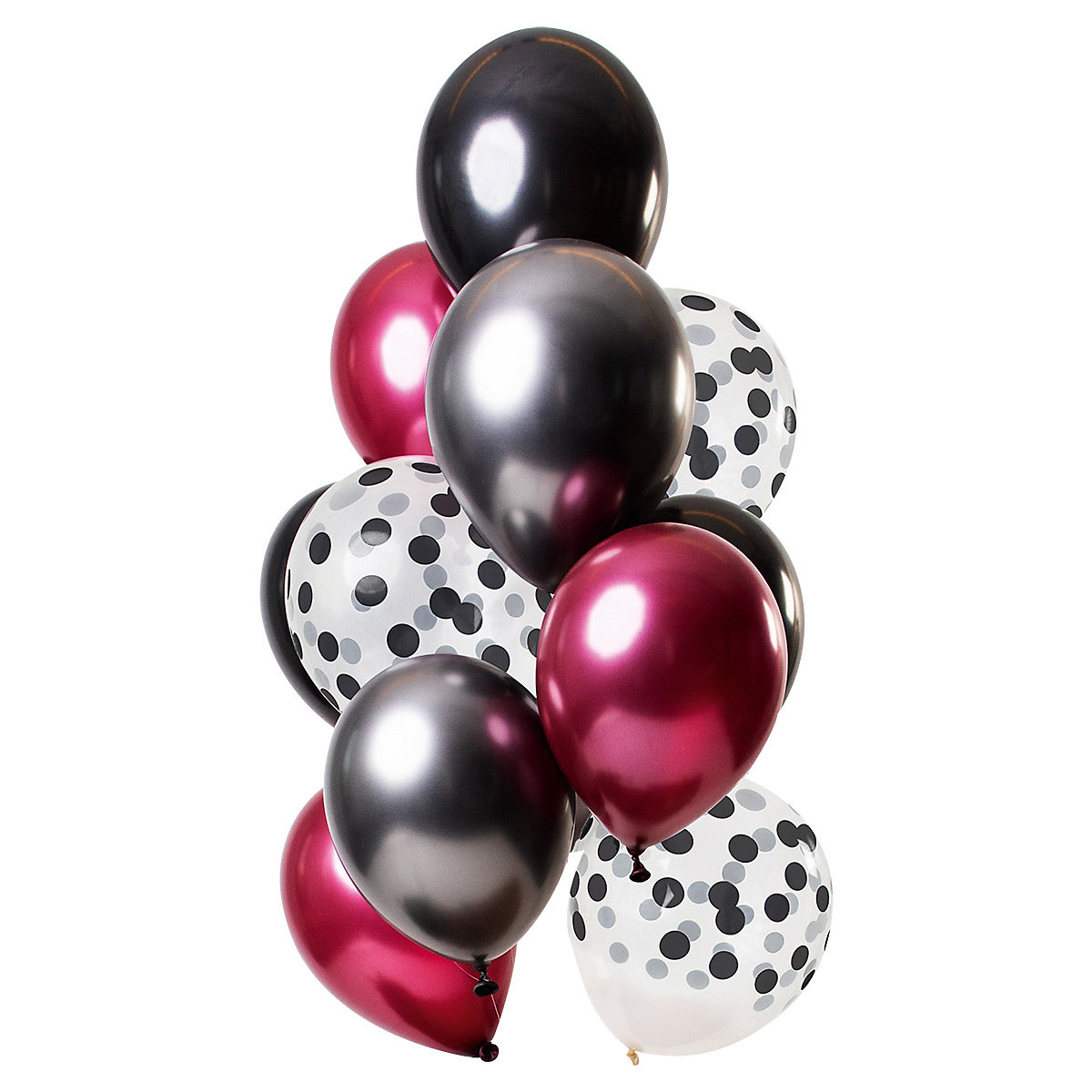 Luftballons Dark Richnesss 30 cm, 12 Stück