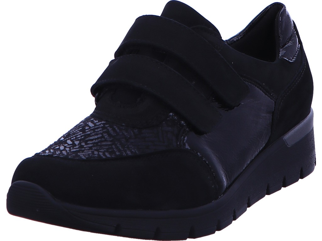 WALDLÄUFER Klassische Slipper schwarz Slipper Freizeitschuh Damen Schwarz Klet
