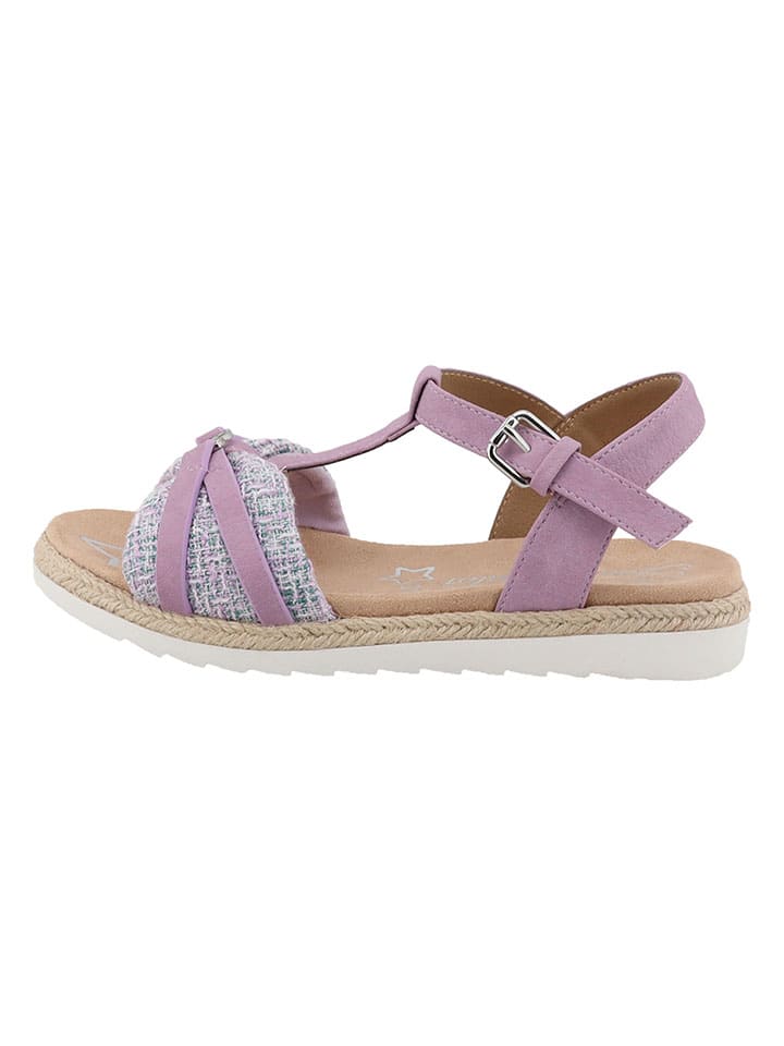 Tom Tailor Sandalen in Lila günstig kaufen