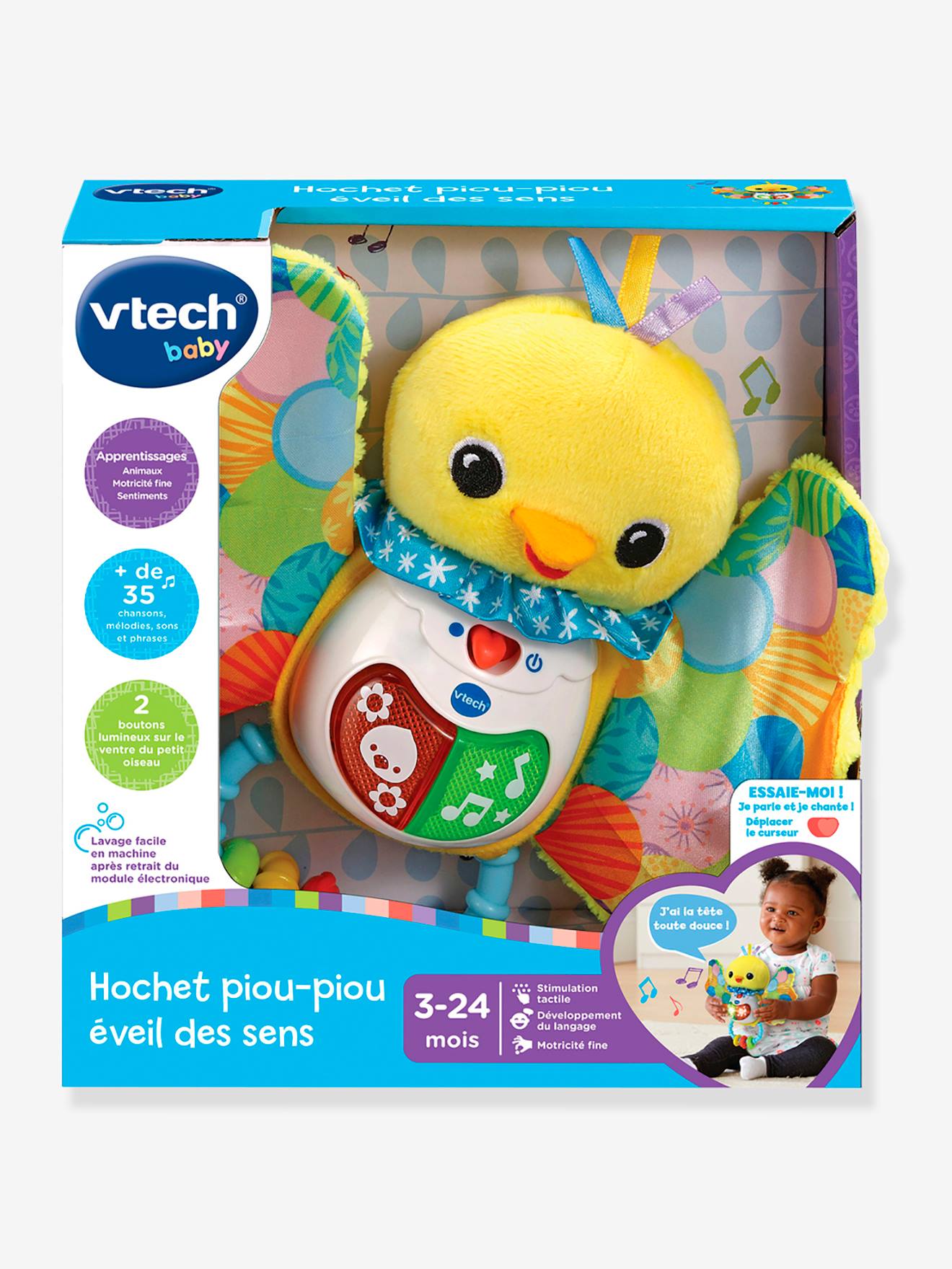 Hochet Piou Piou éveil des sens