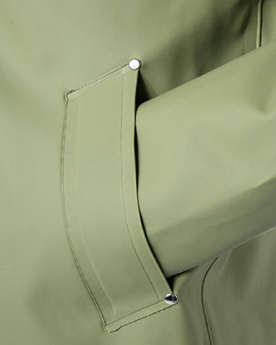 STUTTERHEIM, Regenmantel, PVC wasserdicht, grün