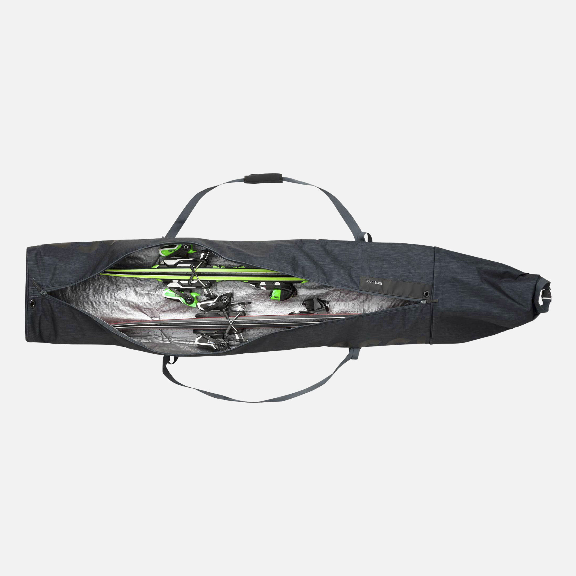 Housse à Skis Matelassée Unisexe Premium 2 Paires Extensible De 160 à 210 Cm