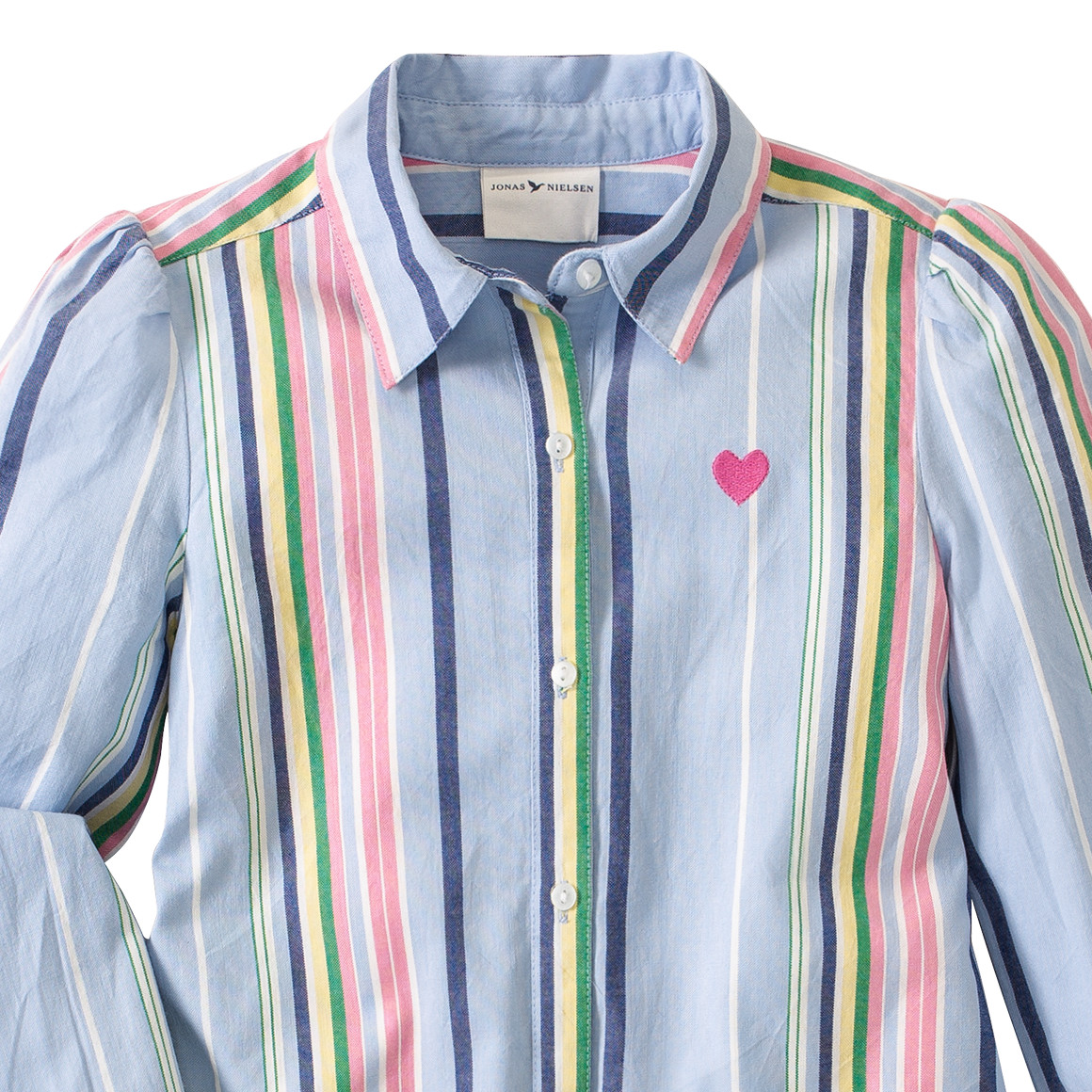 Mädchen Bluse in Hemd-Optik