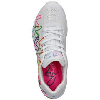 Skechers Uno Highlight Love Sneaker in weiß