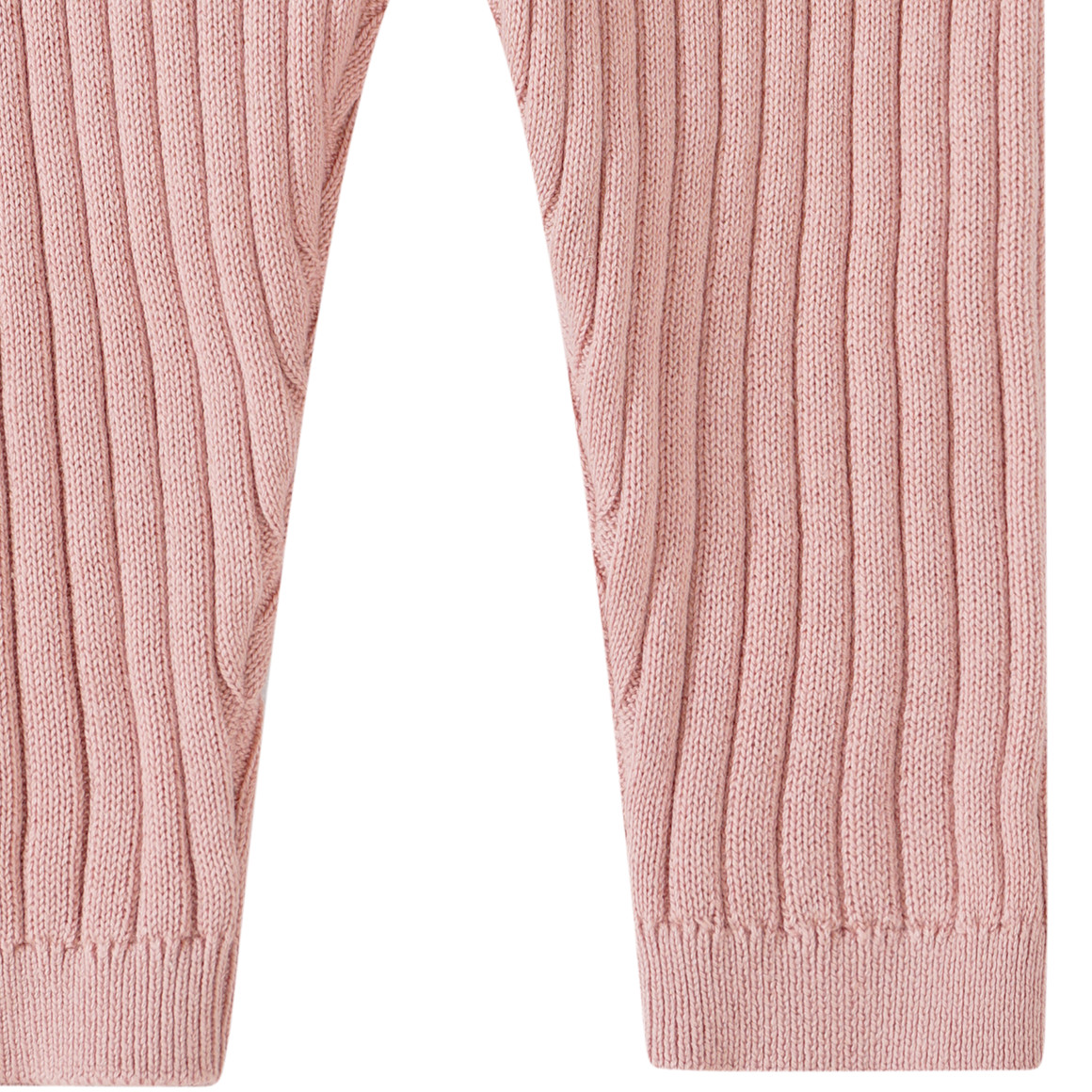 Newborn Strickleggings mit Rippstruktur