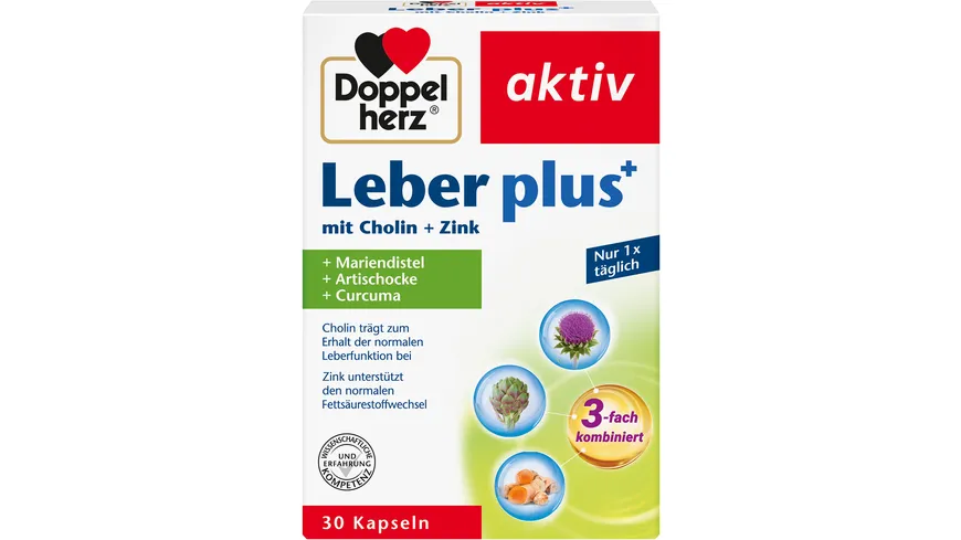 Doppelherzt Leber plus 30 Stk