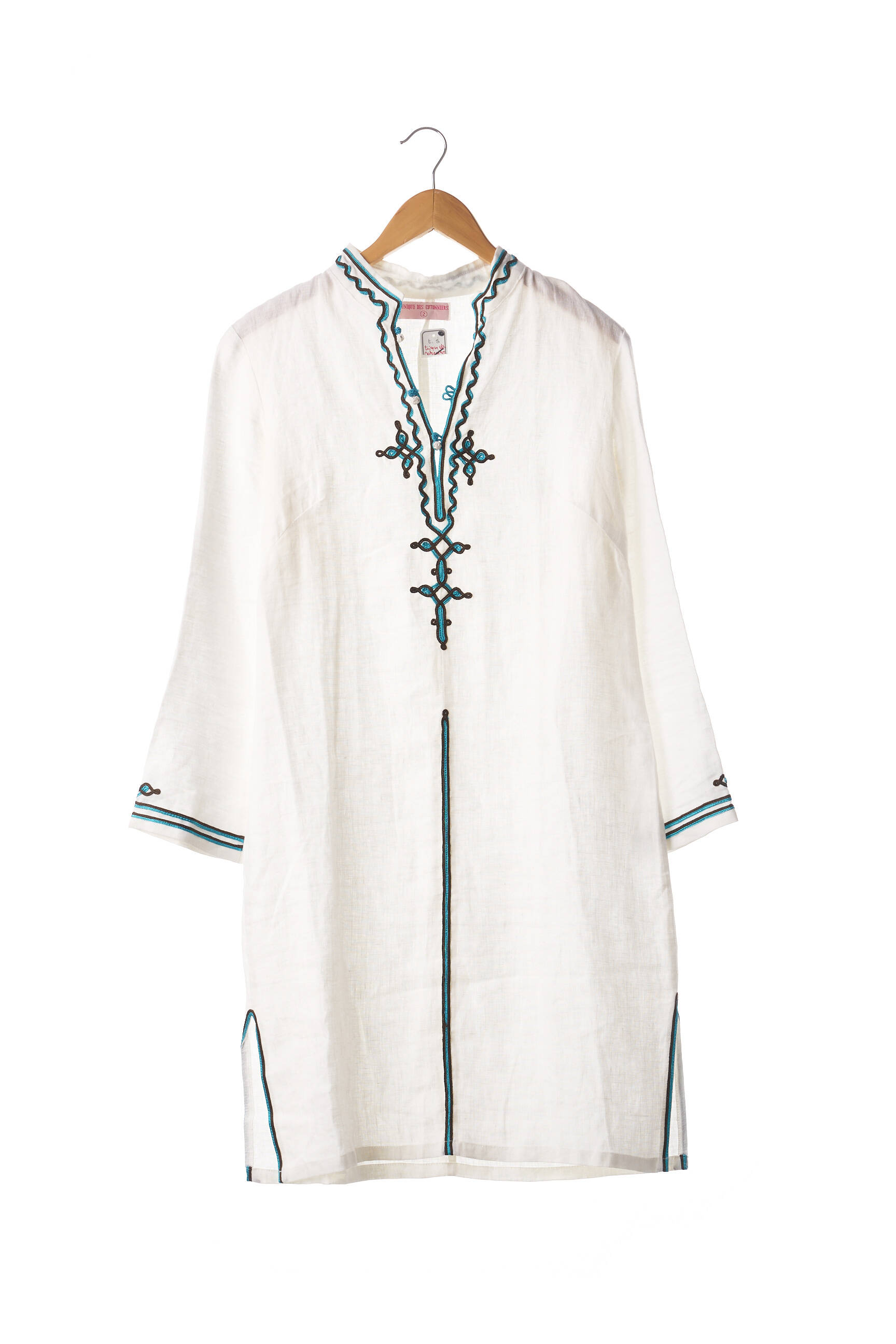 Tunique Des Cotonniers Tuniquemanchelongue Femme couleur blanc