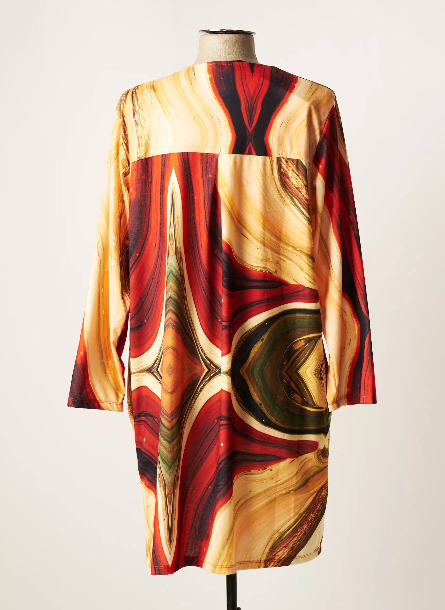 Joy Robes Mi Longues Femme couleur jaune