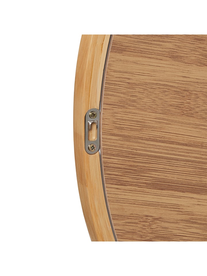 relaxdays Wandspiegel in Natur - Ø 61 cm günstig kaufen onesize