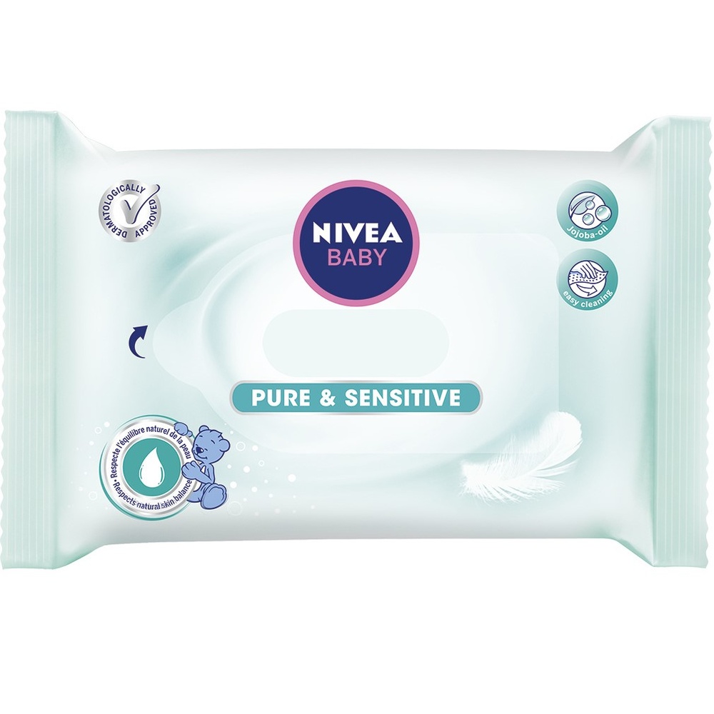 nivea Lingettes Bébé Pure&Sensitive Lingettes Bébé