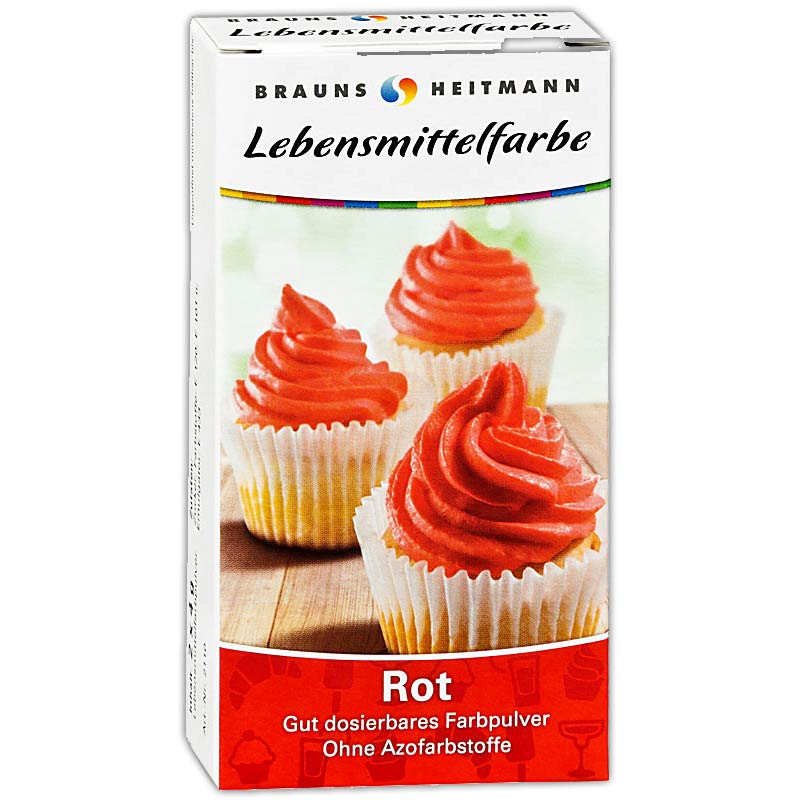 Brauns Heitmann Lebensmittelfarbe Rot