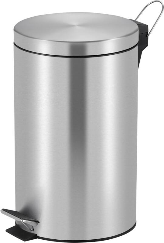 V-PART Treteimer Edelstahl 12 L 29,5 (B) x 25,5 (T) x 40 (H) cm Silber
