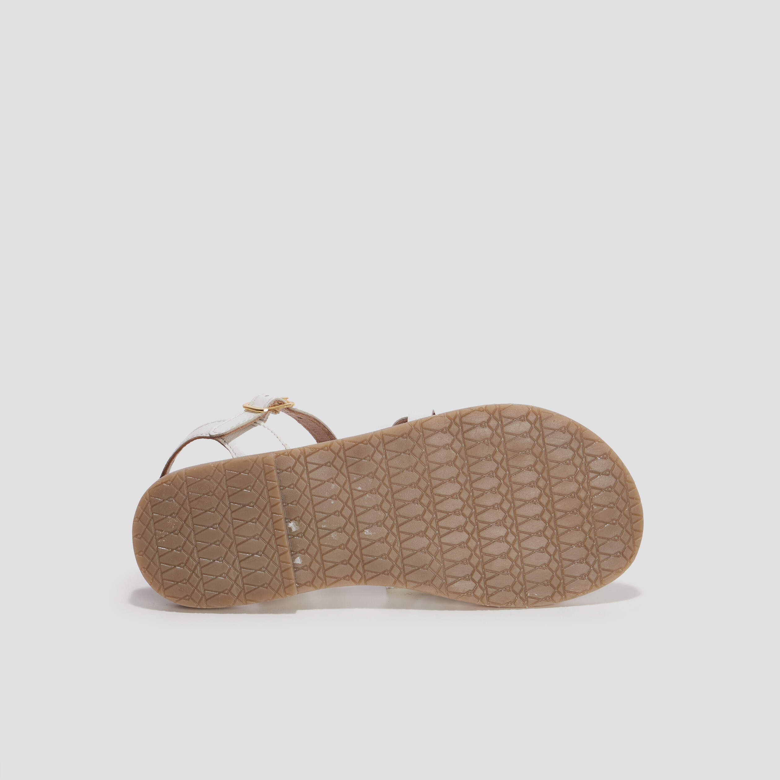 Sandales en cuir Creeks blanc fille | La Halle