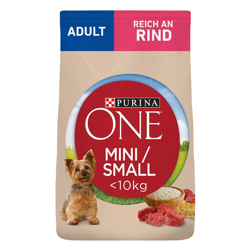 PURINA ONE Mini Adult Rind & Reis