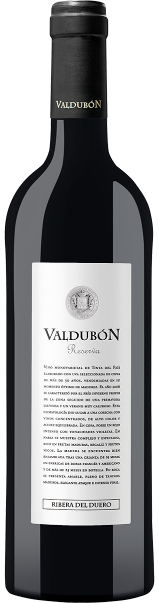 Valdubón Reserva 2018