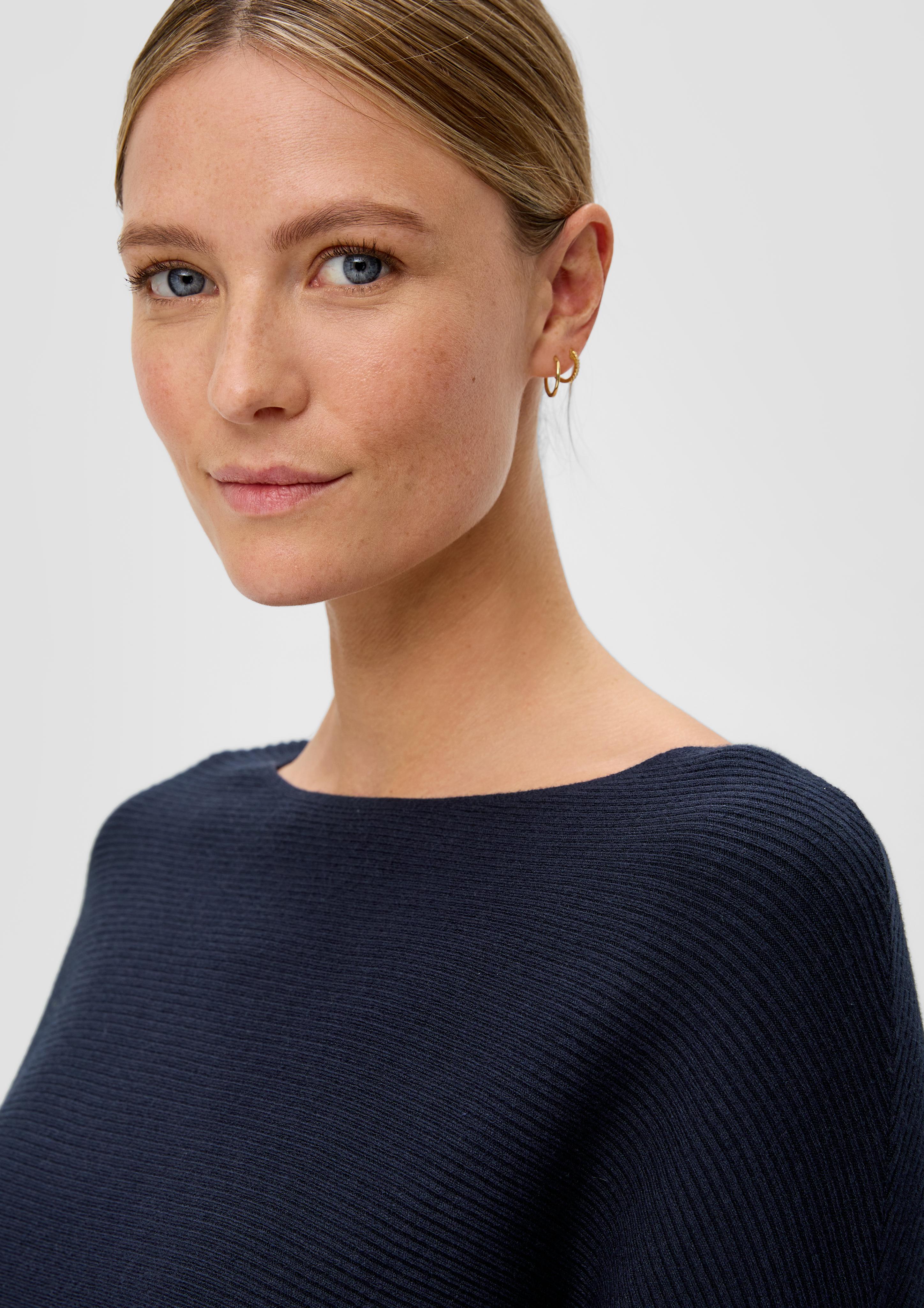 Strickpullover mit Fledermausarm  2133057-5959