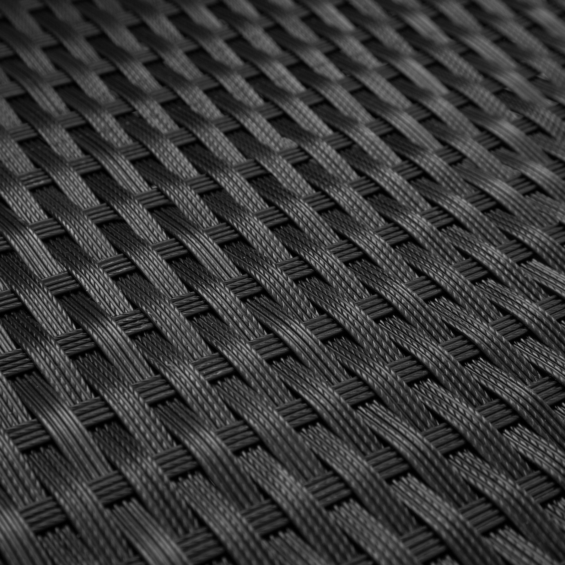 tectake Rattanstuhl Bitonto (1er, 1 St), Schmutzabweisend