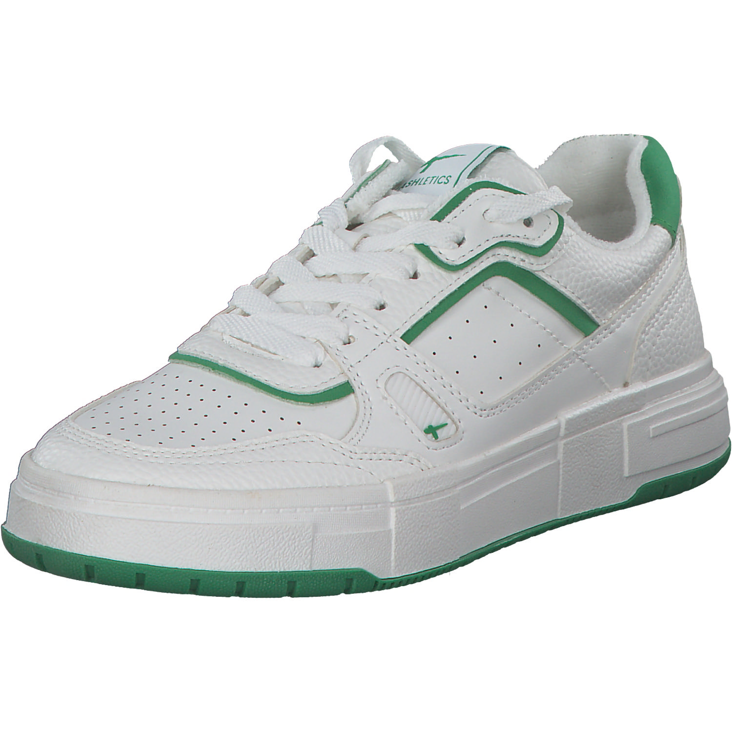 Tamaris 23720, Schnürschuhe, Damen, WHITE/GREEN