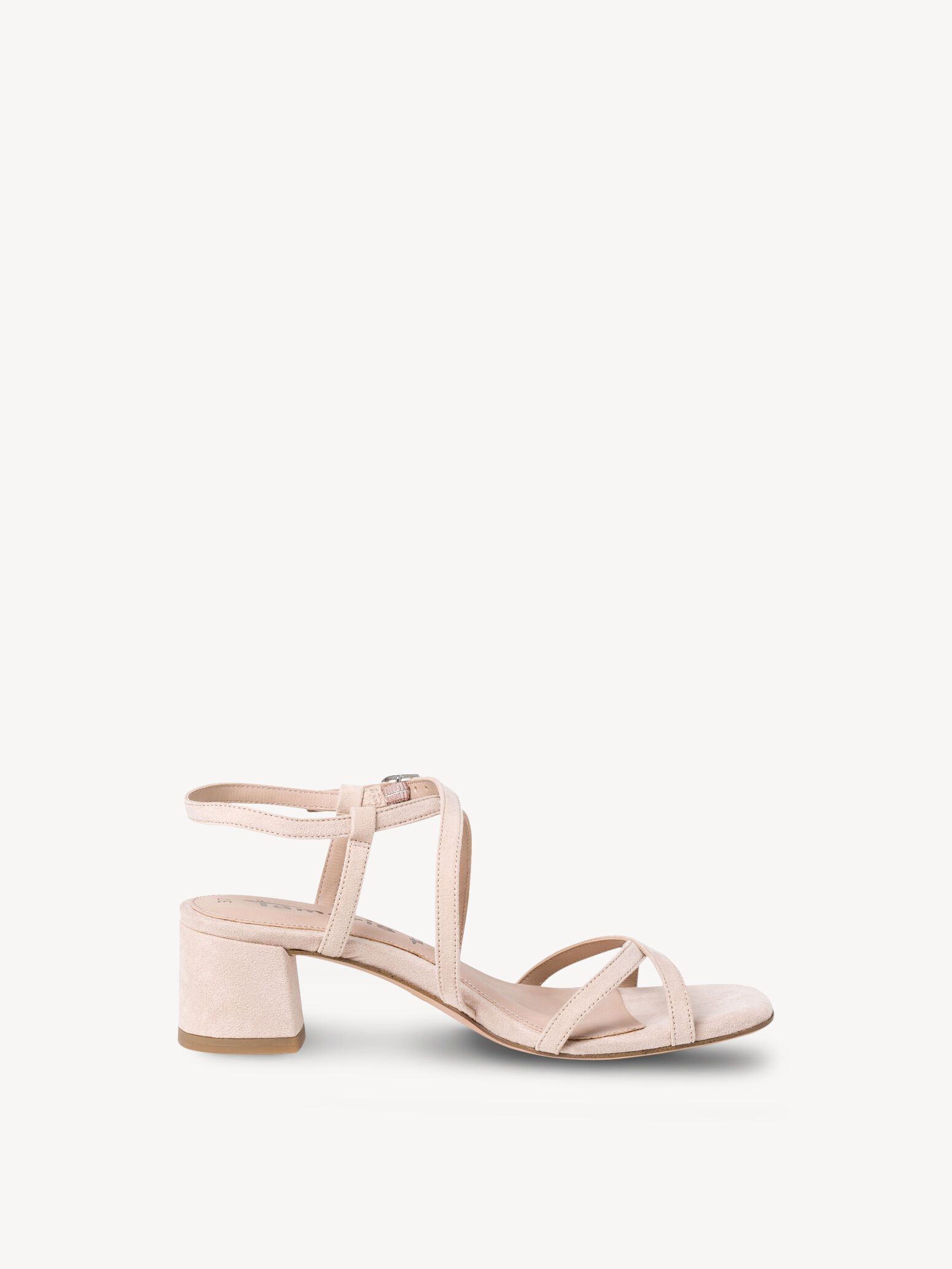 Sandale à talon - beige