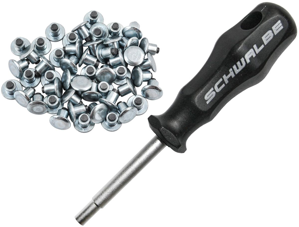 Schwalbe 50 Stahl-Spikes für alle Schwalbe Spikereifen inkl. Werkzeug kaufen | Bike-Discount