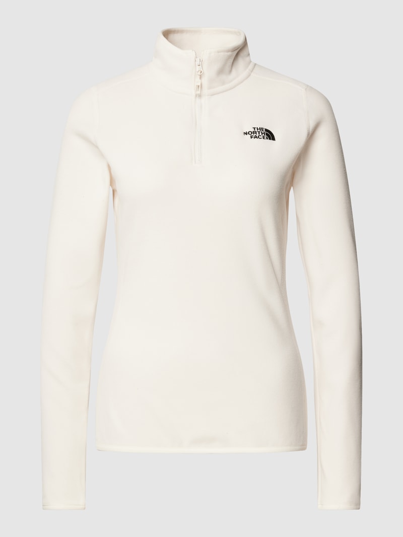 Sweatshirt mit Label-Stitching Modell 'DUSTY' in weiß