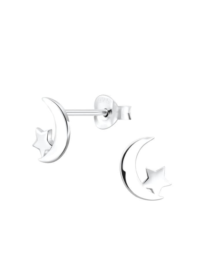 Alexander York Ohrstecker STERN & MOND in 925 Sterling Silber, 2-tlg. günstig kaufen onesize