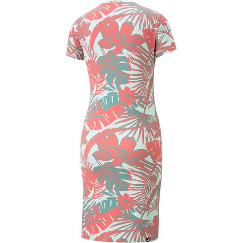 DAMEN KLEID ESS+ FLOWER POWER AOP TEE DRESS