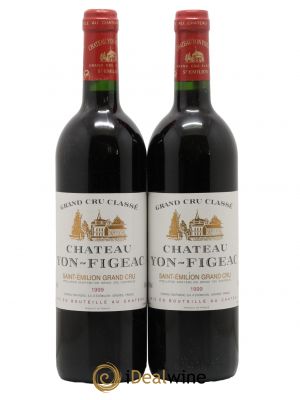 Château Yon Figeac Grand Cru Classé  1999 - Lot de 2 Bouteilles