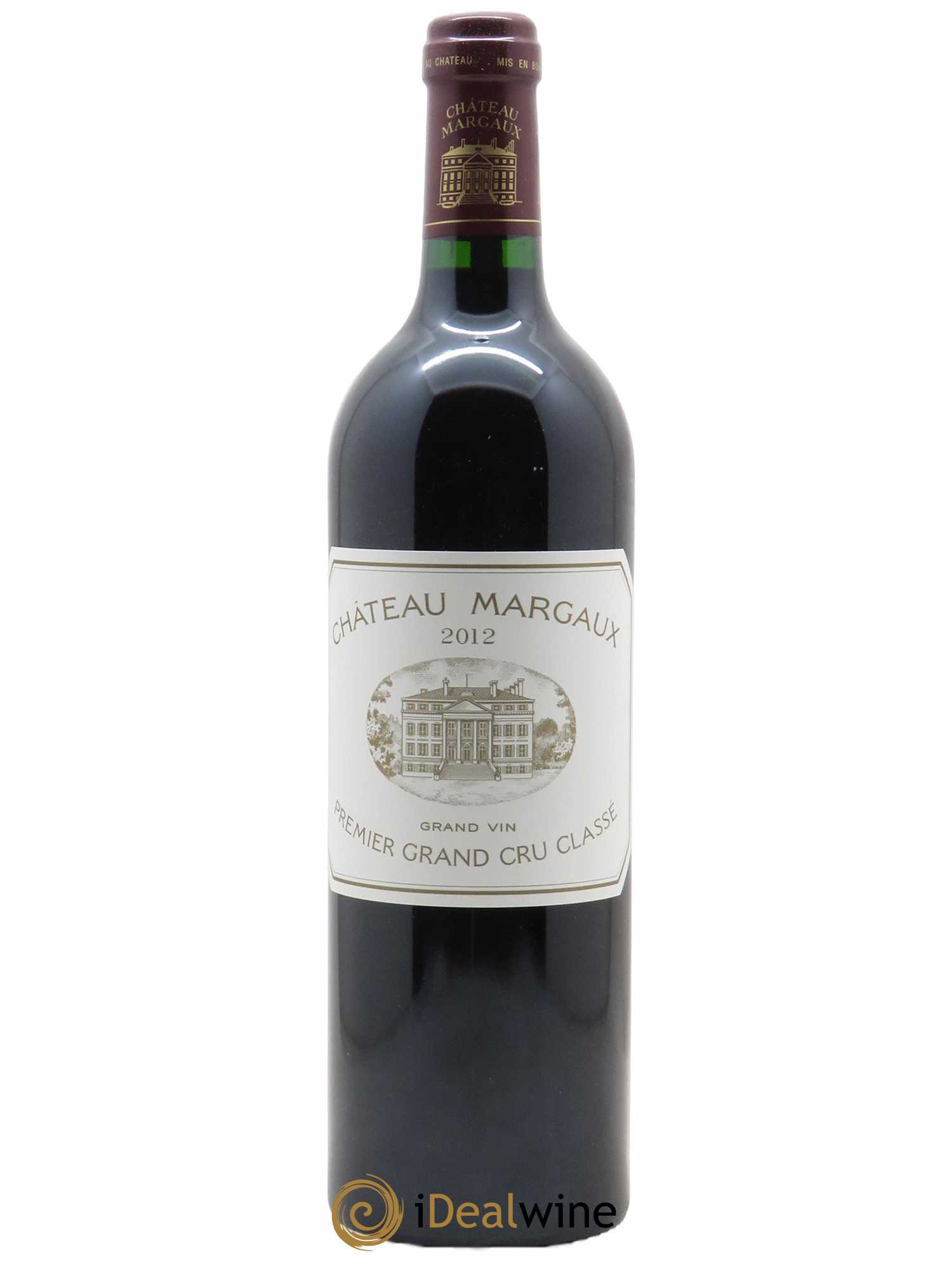 Château Margaux 1er Grand Cru Classé (CBO à partir de 6 BTS) 2012 - Lot de 1 Bouteille