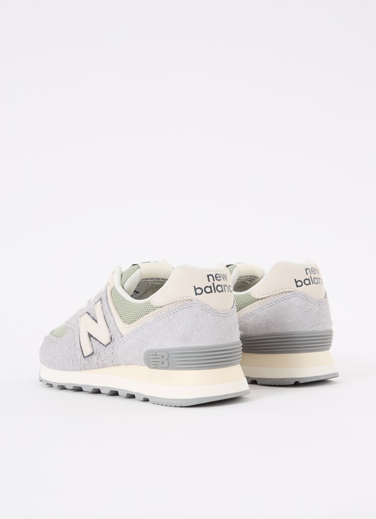 New Balance 574 tenisice od brušene kože s mrežastim detaljima